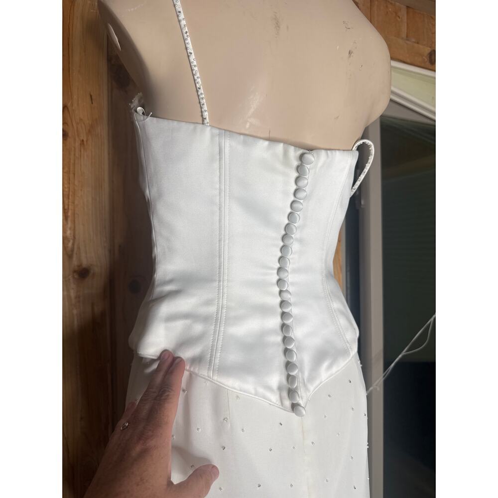 Lana Bisset Wedding Dress 2‑Pc Skirt & Corset Size 4 - Picture 5 of 12